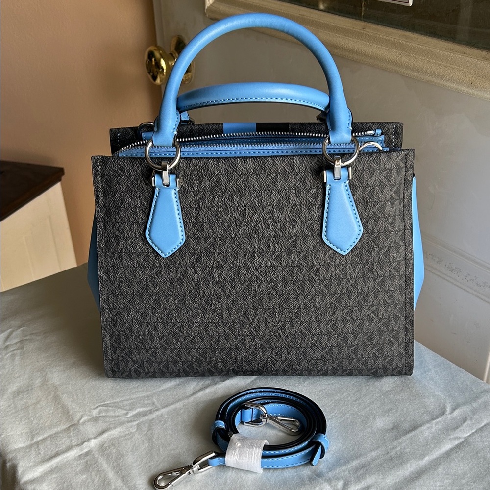 Michael KORS MARILYN medium leather satchel - Picture 2 of 12